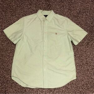 Polo by Ralph Lauren Kids Light Green Button Down Shirt